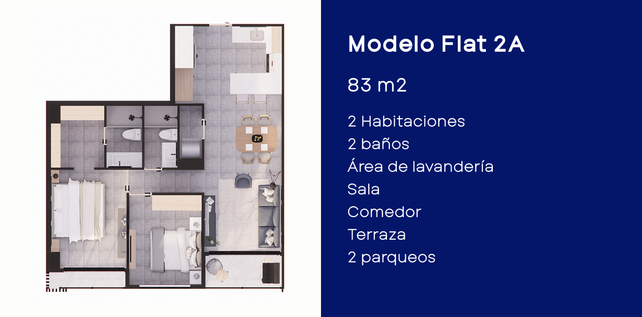 Modelo Flat 2A